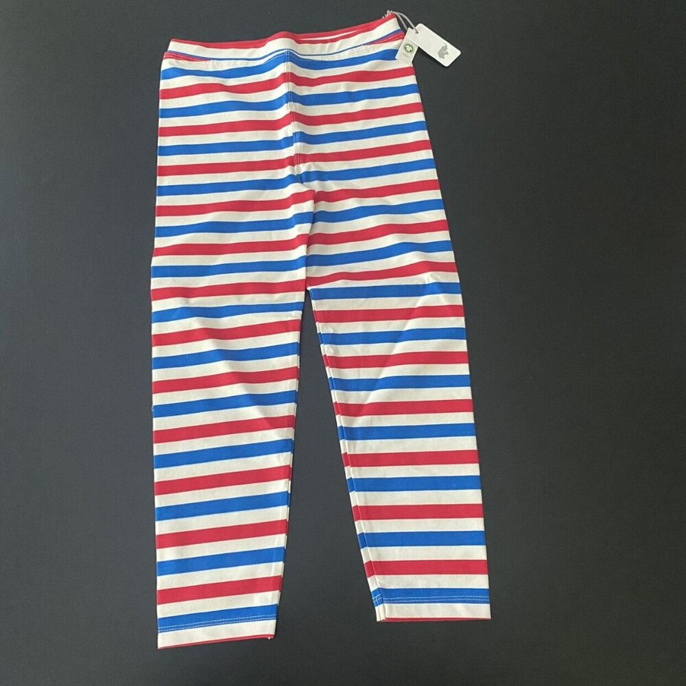 NWT Monica + Andy Striped Capri Leggings